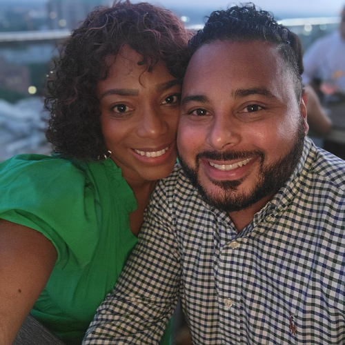 Lakesha Drew and her husband